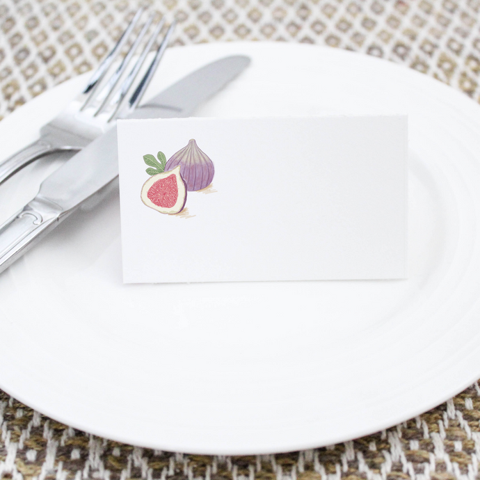 Festive Fig Fall Place Cards