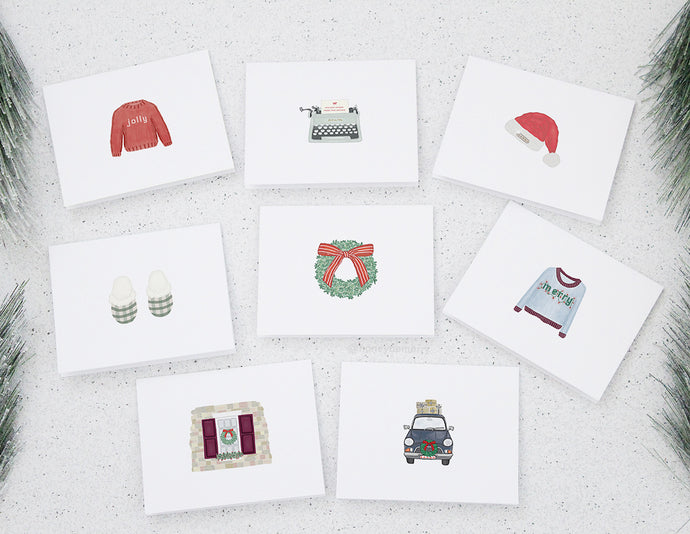 Shop Small: Send Personalized Holiday Cards by Honey Be-Merry!
