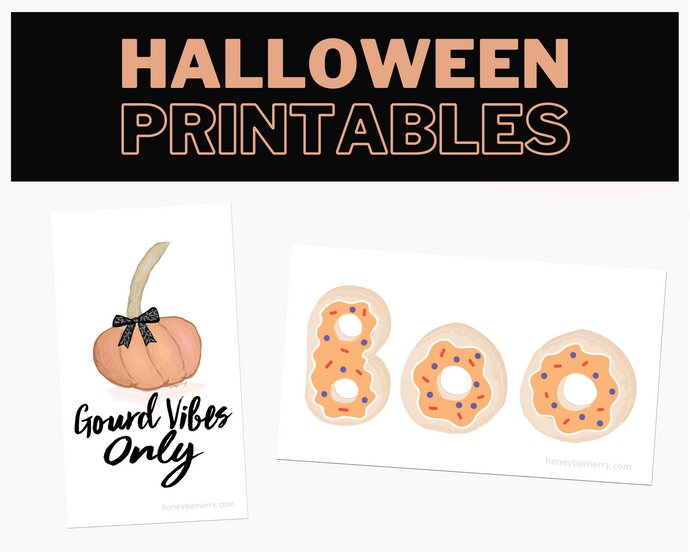 DIY Printable Halloween Hang Tags