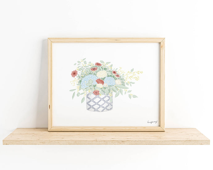 A Free Floral Art Printable To Brighten Your Space